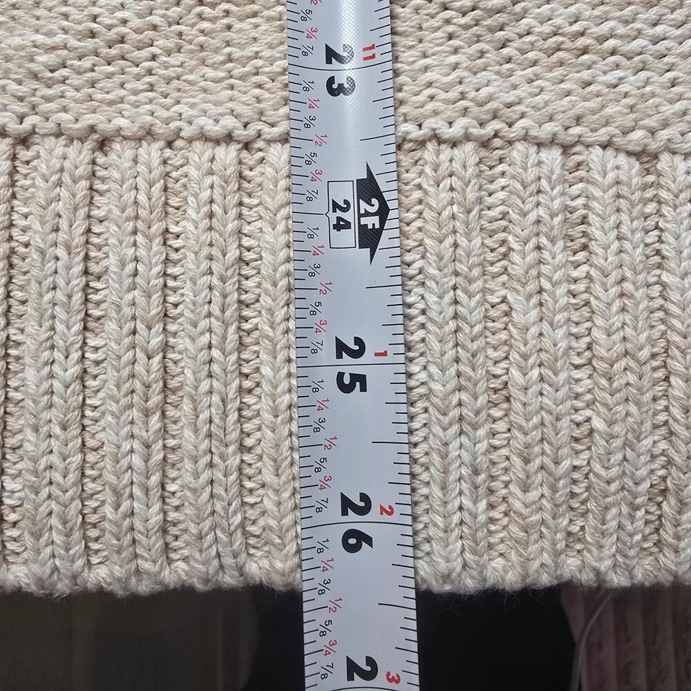 NWT Anthropologie Pilcro Oversized Crew-Neck Cotton Sweater. Size M. Ret. $168 - Picture 7 of 12